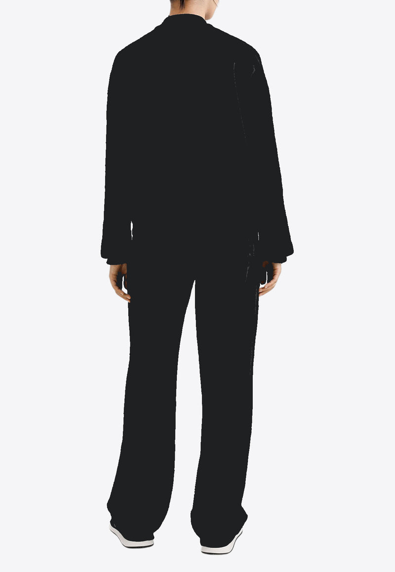 Dolce & Gabbana Embellished DG Logo Drawstring Track Pants Black FTC91Z GDCXW N0000