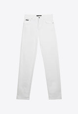 Dolce & Gabbana Logo-Plate Straight-Leg Jeans FTCS0DG8IB7/O_DOLCE-S9001