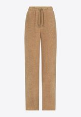 Dolce & Gabbana Wool Jersey Track Pants Beige FTCYYT FUGRR M2899