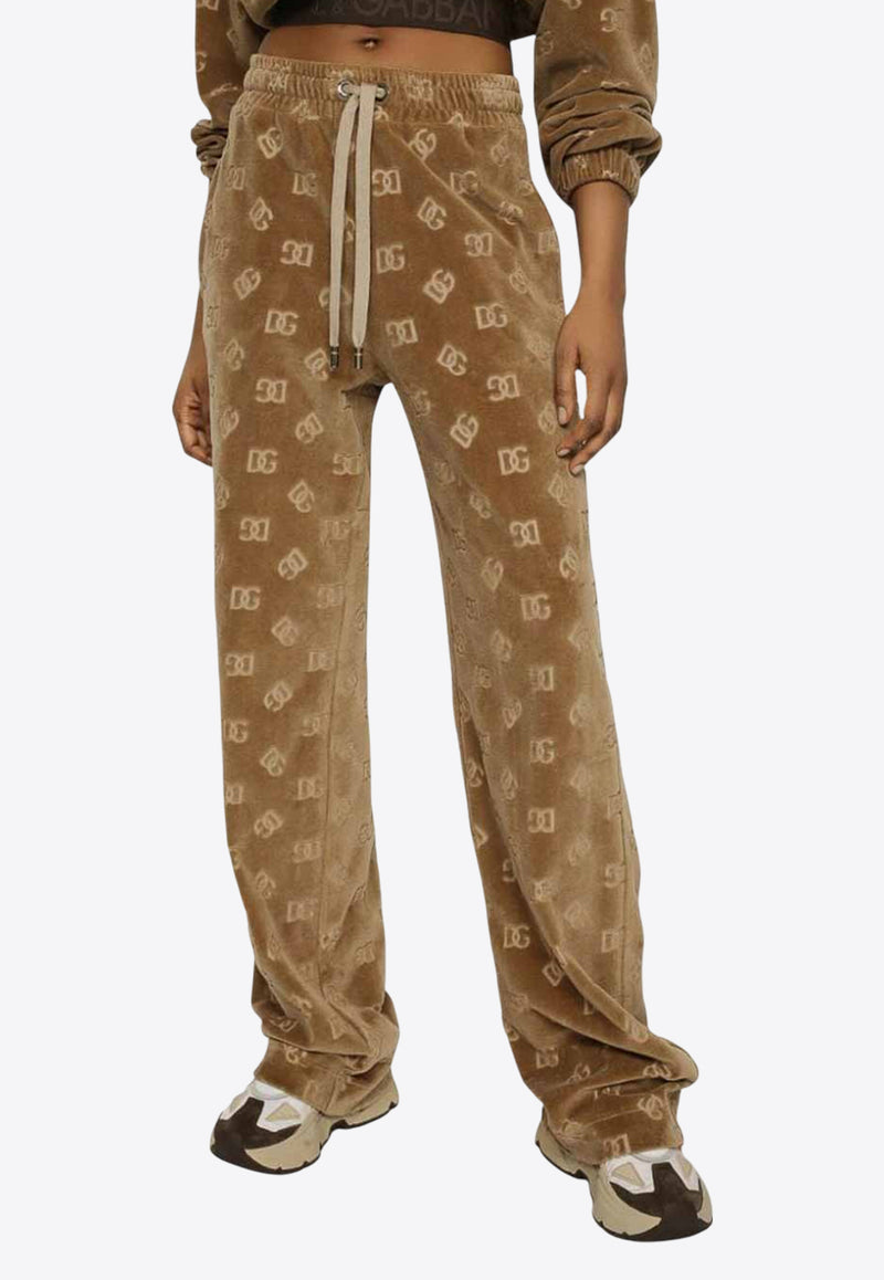Dolce & Gabbana DG Logo Track Pants Camel FTCYYT FJ7DL M2366