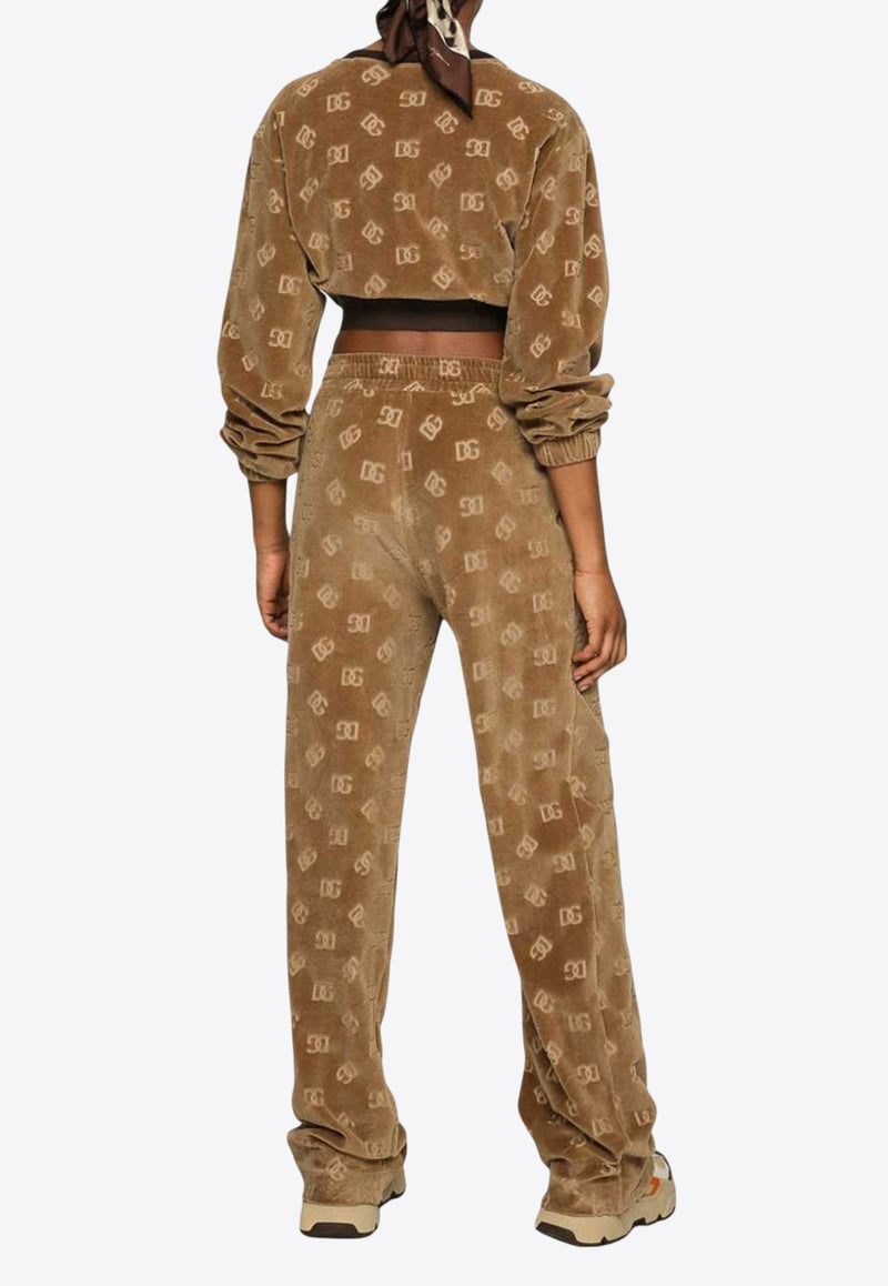 Dolce & Gabbana DG Logo Track Pants Camel FTCYYT FJ7DL M2366