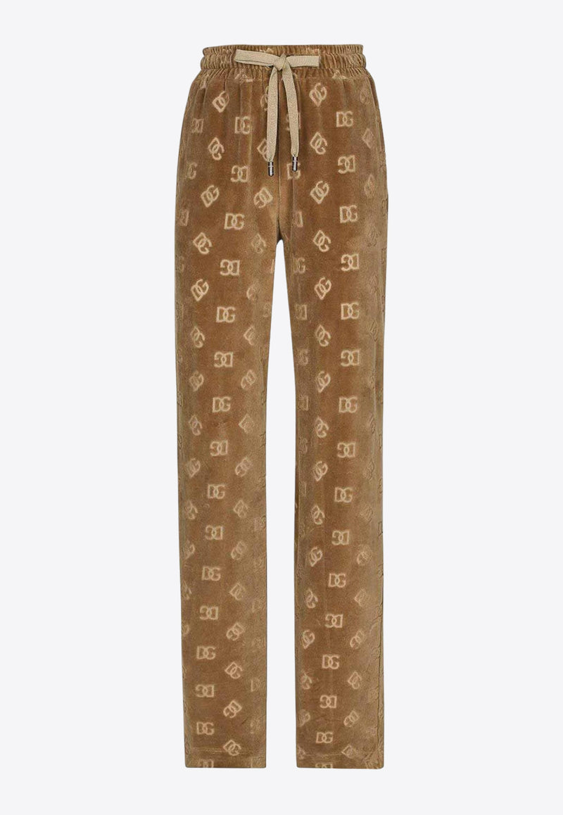Dolce & Gabbana DG Logo Track Pants Camel FTCYYT FJ7DL M2366