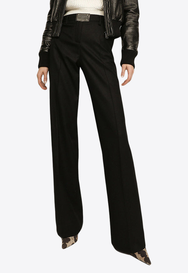 Dolce & Gabbana Logo Tag Tailored Pants Black FTCZIT GDBWV N0000