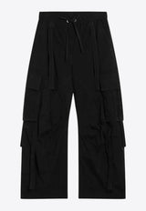 Dolce & Gabbana Crumpled Cargo Pants Black FTDEHTHUMS8/R_DOLCE-N0000