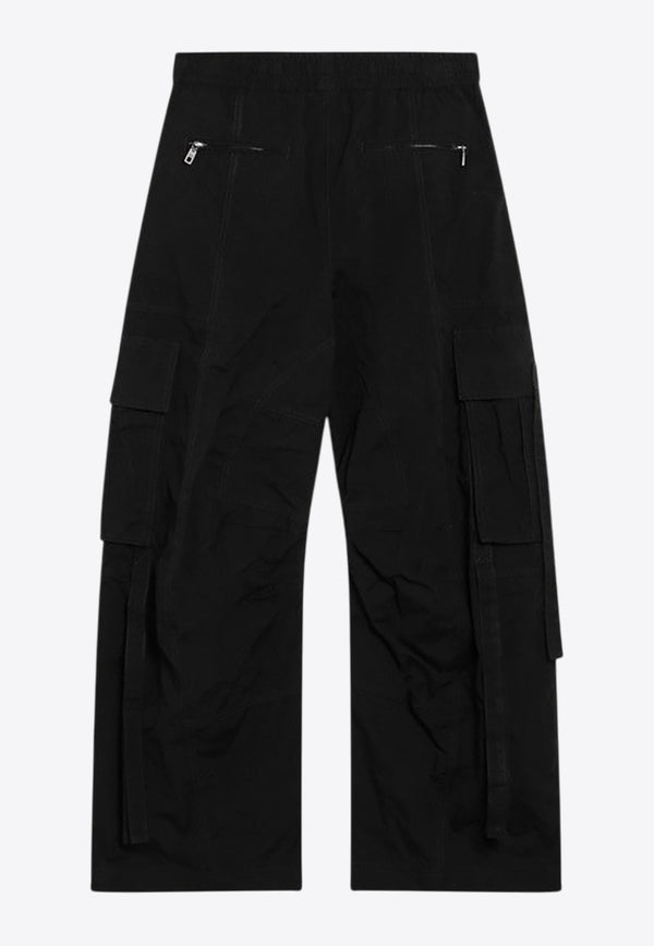 Dolce & Gabbana Crumpled Cargo Pants Black FTDEHTHUMS8/R_DOLCE-N0000