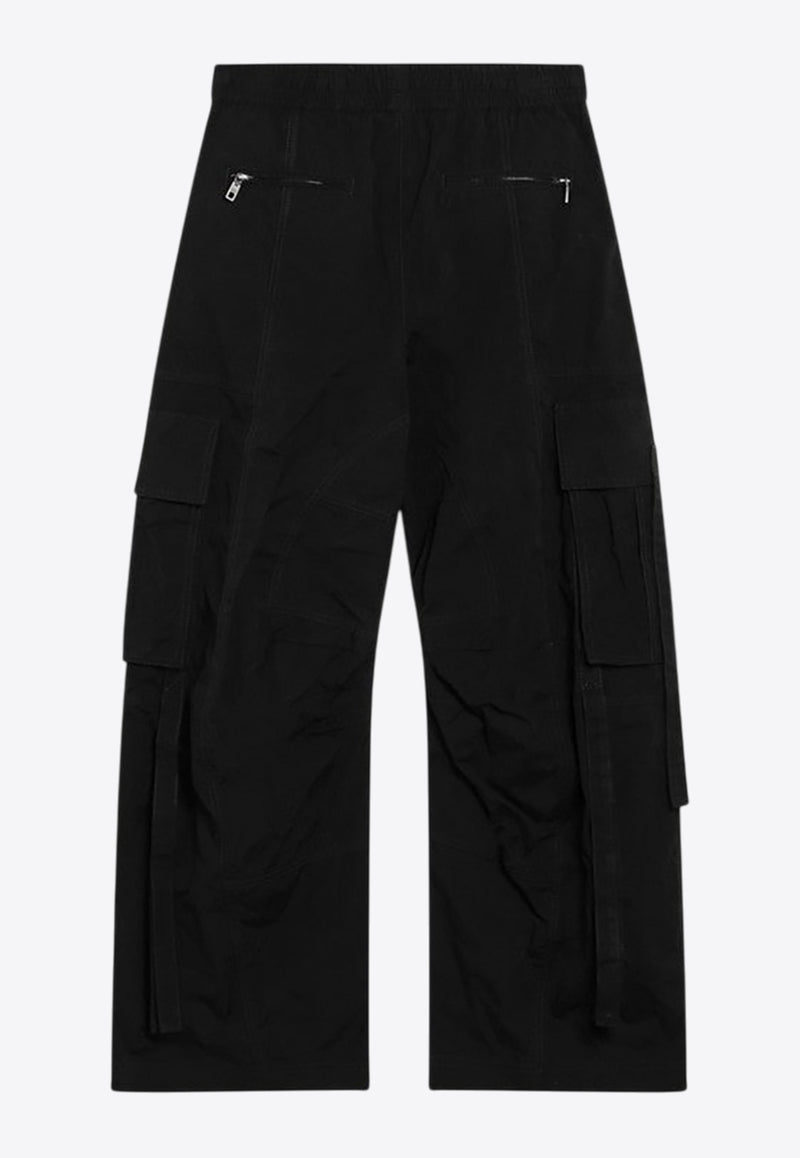 Dolce & Gabbana Crumpled Cargo Pants Black FTDEHTHUMS8/R_DOLCE-N0000