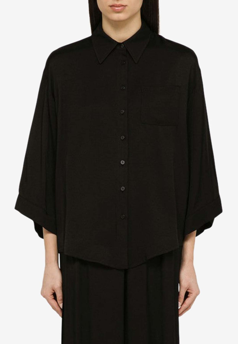 Federica Tosi Basic Oversized Shirt FTE24CA1200VI0142/O_FTOSI-0002