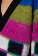 Dolce & Gabbana Graphic Pattern Wool Sweater Multicolor FXE67T JCMN4 S9000