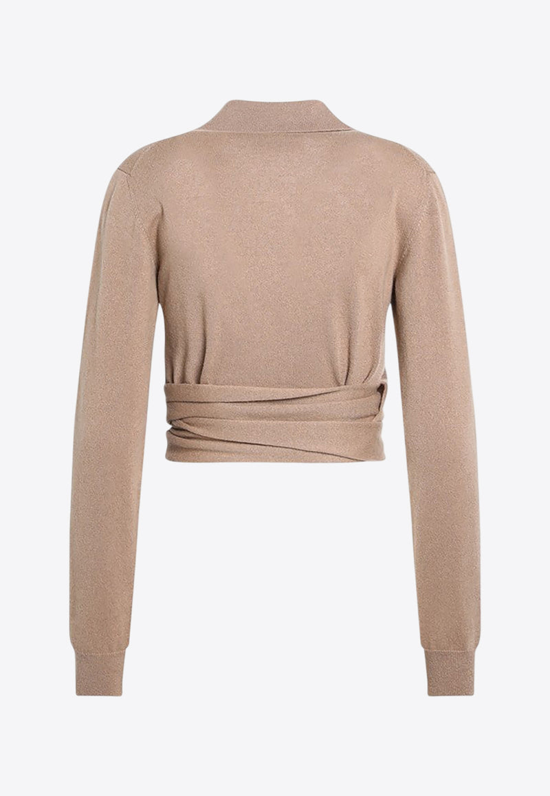 Dolce & Gabbana Cashmere Knit Cropped Top Beige FXVB4TJBW0Q/R_DOLCE-M0172