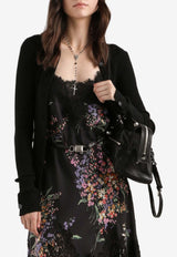 Dolce & Gabbana Ribbed Knit Polo Cardigan Black FXVCPZ JFMHG N0000