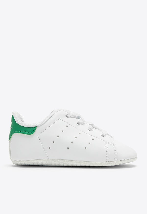 Adidas Kids Babies Stan Smith Crib Leather Sneakers White FY7890SY/O_ADIDS-WH