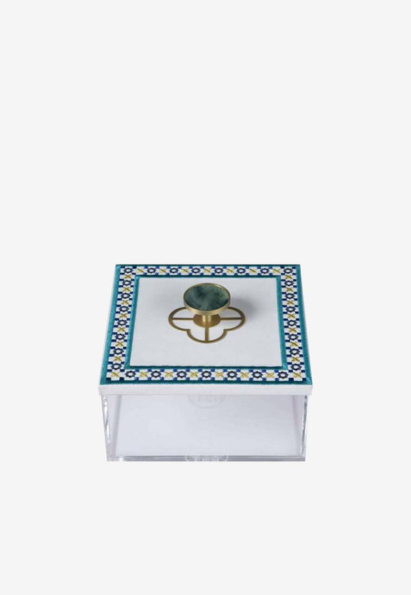 Stitch Small Square-Shaped Arabesque Box  Multicolor AP1004O