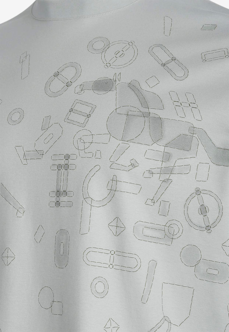 Fragments Equestre Print T-shirt