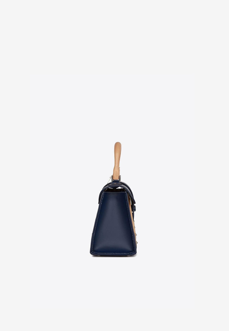 حقيبة يد علوية صغيرة بتصميم Saïgon مزودة بأجزاء من البلاديوم