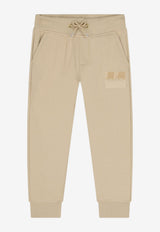 Hugo Boss Kids Boys Split Logo Track Pants Beige G00456/249_STONE