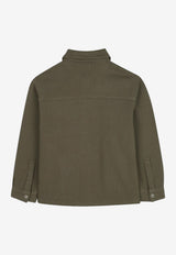 Hugo Boss Kids Boys Corduroy Shirt Khaki G00529/65F_KHAKI