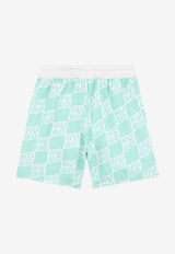 Hugo Boss Kids Boys Logo Swim Shorts Green G00979/72B_GREEN