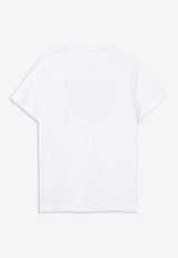 Hugo Boss Kids Boys Logo Print T-shirt White G01020/10P_WHITE