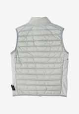 Stone Island Junior Boys Quilted Nylon Logo Vest Gray G100002S0024/R_STONE-V0064