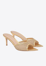 Dorotea 70 Metallic Heeled Sandals