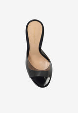 Gianvito Rossi Sofia 95 Plexi Mules Black G10165 95RIC GNUFUNE NUIT FUME+BLACK