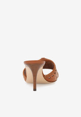 Gianvito Rossi Fes 70 Cut-Out Leather Mules Brown G10224.70CUO.VGISEDO GLOVE SEDONA