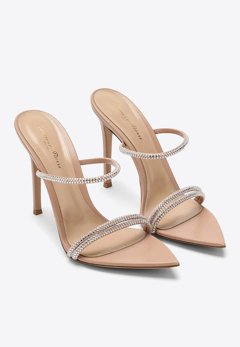 Gianvito Rossi Cannes 110 Crystal-Embellished Sandals Nude G16090XCN/M_GIANV-PHPH