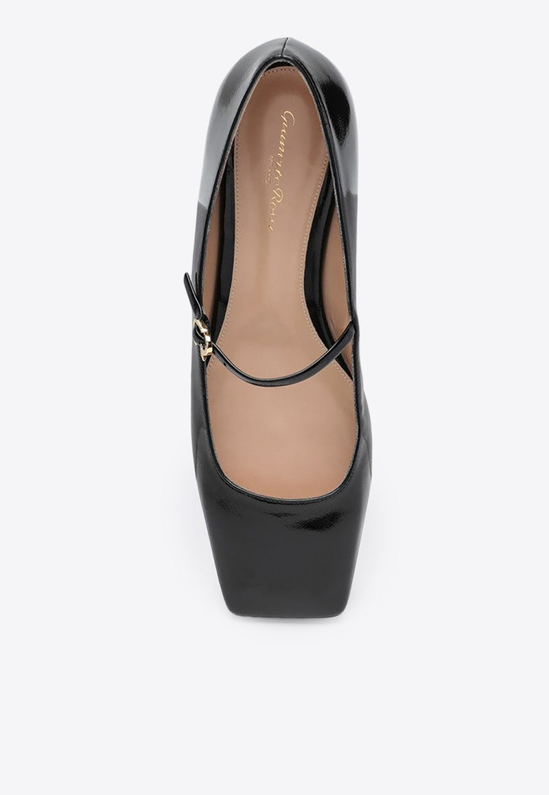 Gianvito Rossi Christina Mary Jane Ballet Flats G22246NUI/P_GIANV-NERO Black