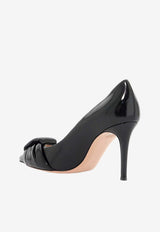 Gianvito Rossi 85 Patent Leather Pumps G22317 85RIC NUINERO NUIT BLACK