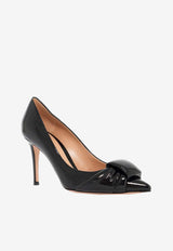 Gianvito Rossi 85 Patent Leather Pumps G22317 85RIC NUINERO NUIT BLACK