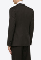 Dolce & Gabbana Single-Breasted Pinstriped Blazer in Wool G2LK0TFR2Y2/O_DOLCE-S8051