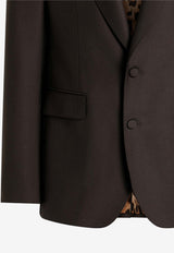 Wool Single-Breasted Jacket
