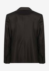 Dolce & Gabbana Single-Breasted Wool Blazer Brown G2TV4TFU269/S_DOLCE-M0682