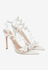 Gianvito Rossi Flavia 105 Asymmetric Heeled Sandals White G32407 15RIC GNPTRBI WHITE