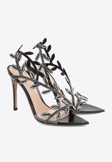 Flavia 105 Crystal Leather Sandals