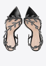 Flavia 105 Crystal Leather Sandals
