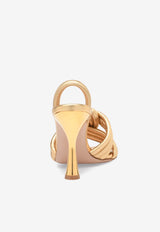 Gianvito Rossi Ottavia 95 Nappa Leather Sandals G32458 95LAC NPSMEKO LAMB SILK MEKONG