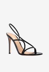 Gianvito Rossi 105 Patent Leather Sandals G32496 15RIC NUINERO NUIT BLACK