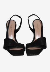 Gianvito Rossi 105 Flash Bow Slingback Sandals G32519 15PXS FHXNERO FLASH BLACK