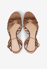 Gianvito Rossi Rita 70 Sandals G32632 70RIC CRETEXA CREPE SATIN TEXAS