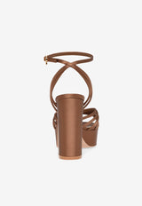 Gianvito Rossi Rita 70 Sandals G32632 70RIC CRETEXA CREPE SATIN TEXAS