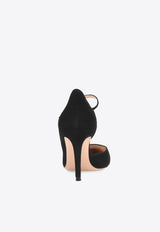 Sofia D'Orsay 95 Leather Heeled Pumps