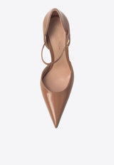 Sofia D'Orsay 95 Leather Heeled Pumps