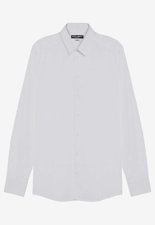 Dolce & Gabbana Classic Long-Sleeved Shirt White G5EJ1TFU5U8/P_DOLCE-W0800