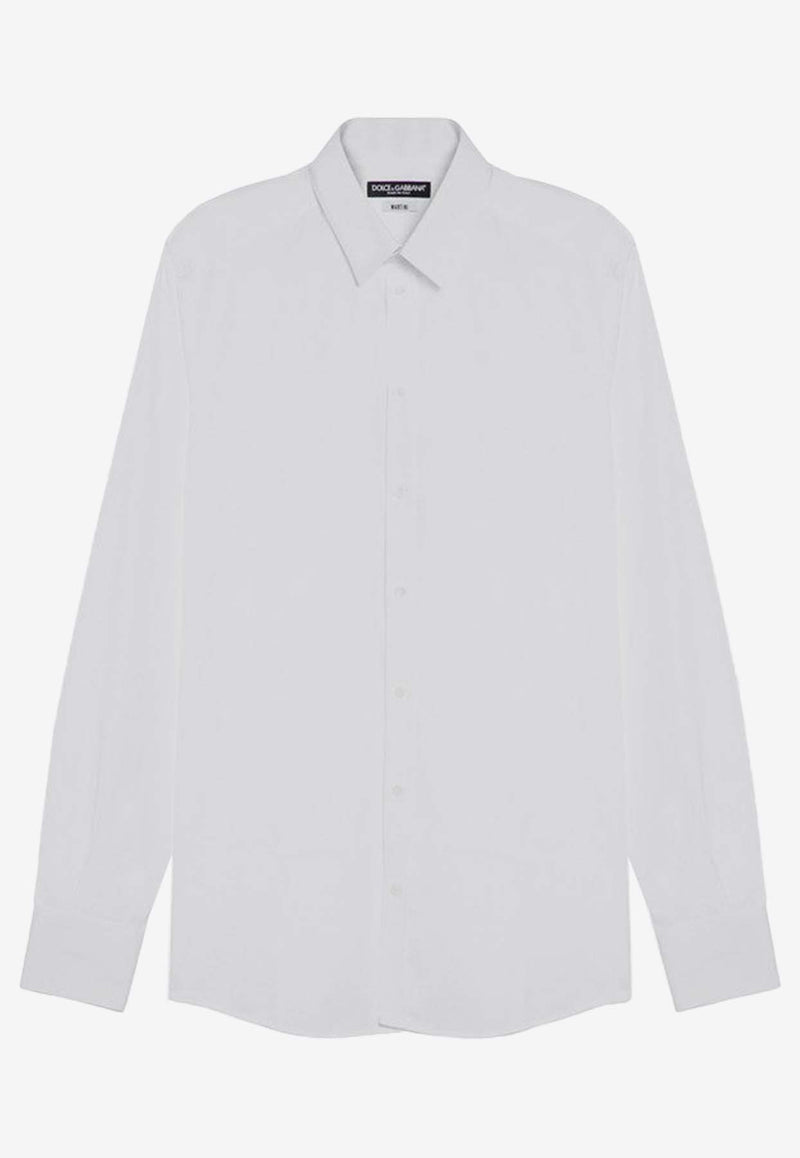 Dolce & Gabbana Classic Long-Sleeved Shirt White G5EJ1TFU5U8/P_DOLCE-W0800