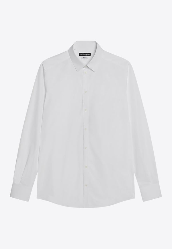 Dolce & Gabbana Essential Long-Sleeved Shirt White G5EJ1TFU5U8/R_DOLCE-W0800