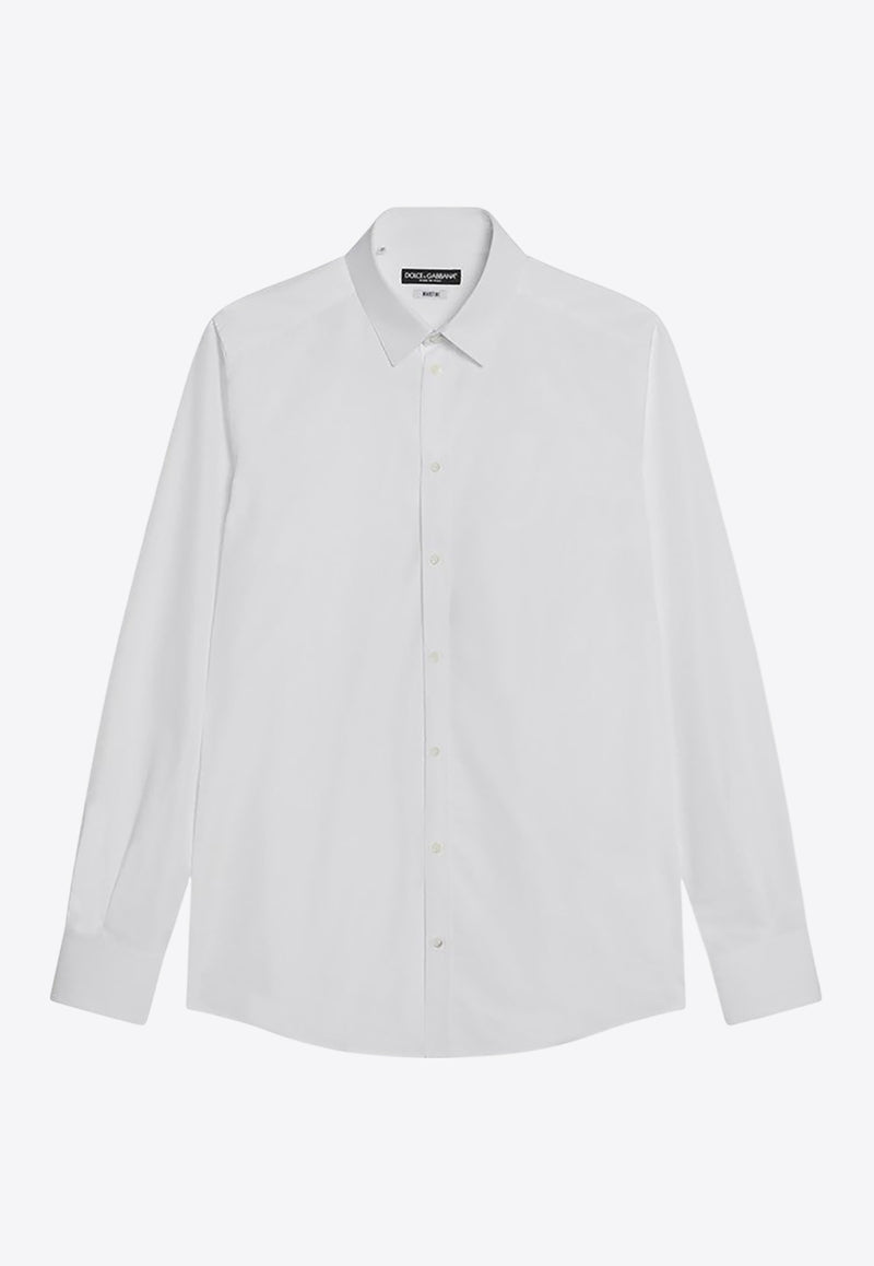Dolce & Gabbana Essential Long-Sleeved Shirt White G5EJ1TFU5U8/R_DOLCE-W0800