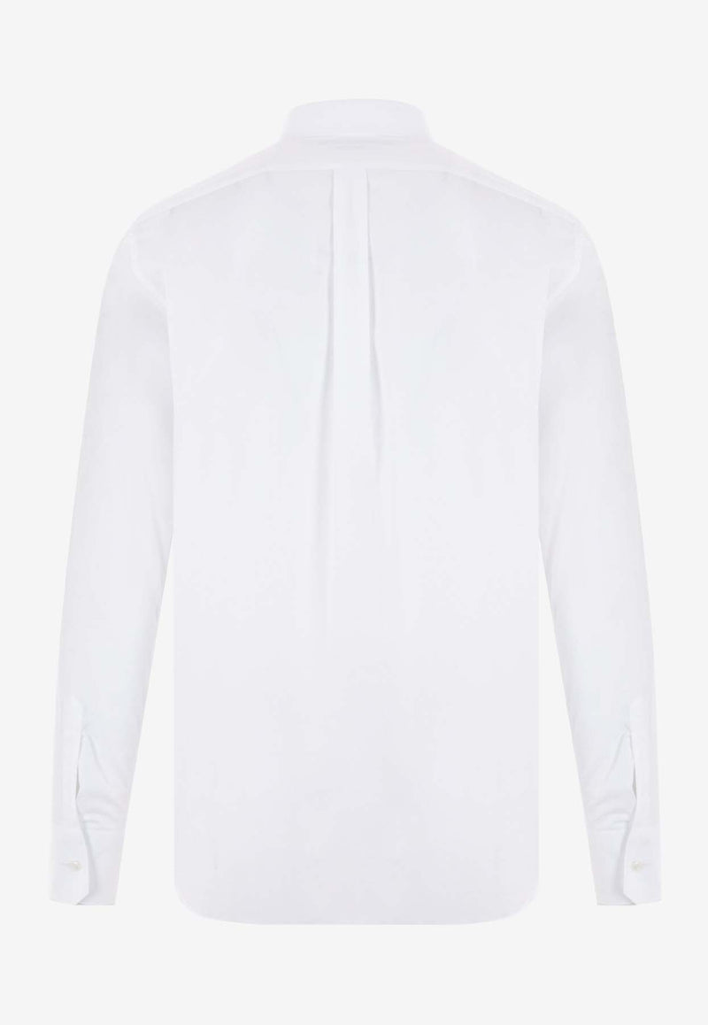 Dolce & Gabbana Long-Sleeved Formal Shirt White G5JL8TGG865_W0800