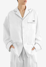 Dolce & Gabbana Structured Vanity Shirt White G5OI9T FU5YX W0800