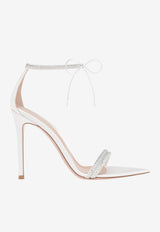 Gianvito Rossi Montecarlo 105 Sandals G61408 15RIC RMPBIBB NAPPA WHITE WHITE WHITE